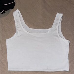 White Women's Crop Top